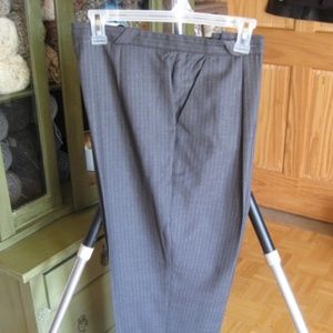 Escada Wool Grey Pinstripe pants